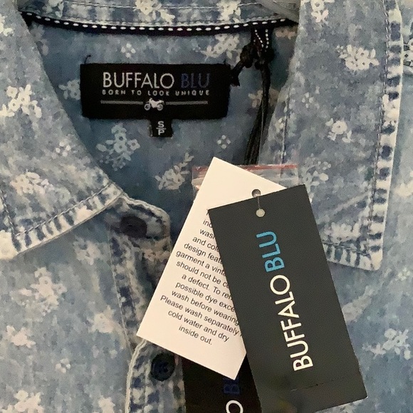 Buffalo Blu Men’s Jean Button Up - Picture 5 of 7